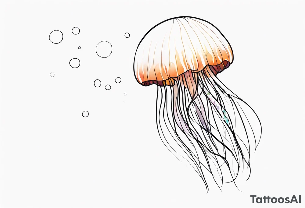 jellyfish tattoo idea
