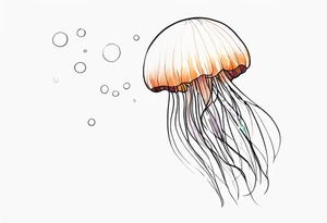 jellyfish tattoo idea