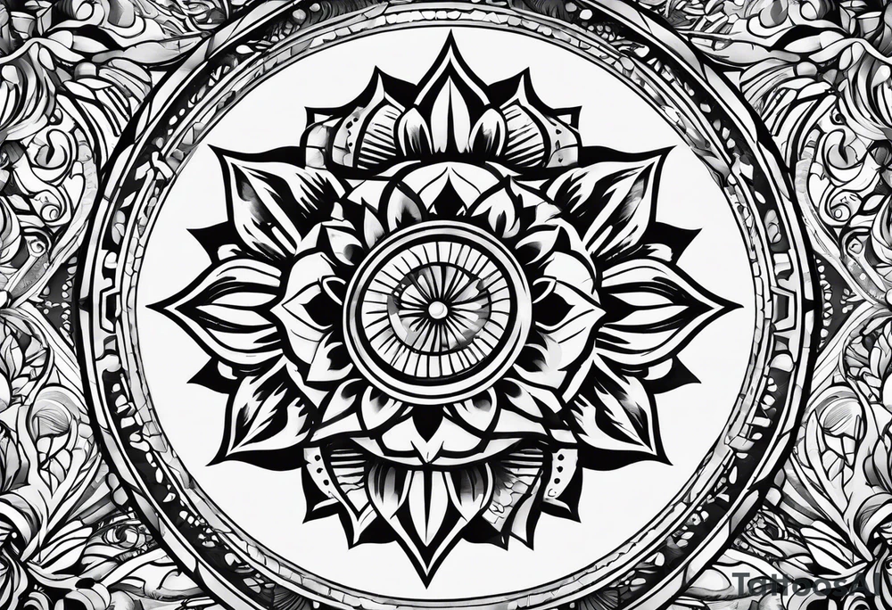 Vinyl record tattoo idea