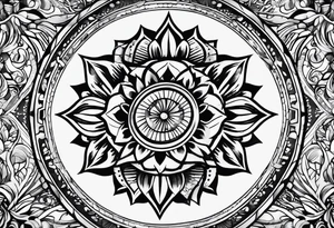 Vinyl record tattoo idea
