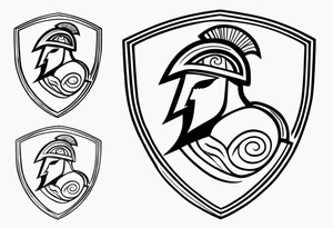 greek spartan symbol tattoo tattoo idea