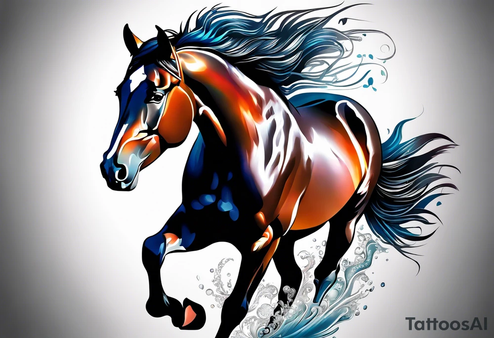 horse tattoo idea