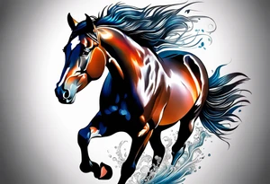 horse tattoo idea