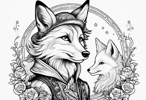 little prince and the fox tattoo idea