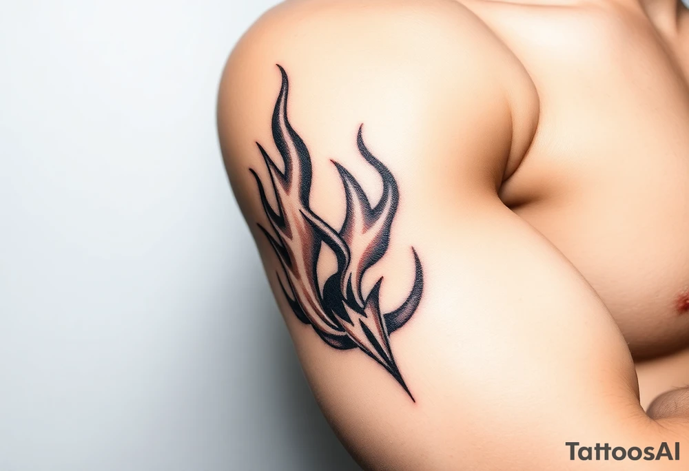 flame tattoo idea