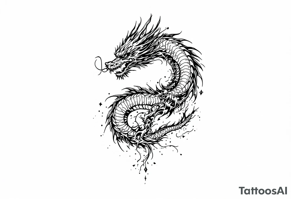 dragon tattoo idea
