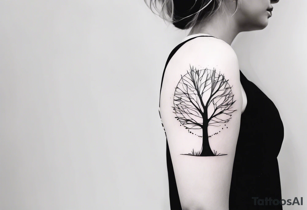 Silhouette tattoo idea