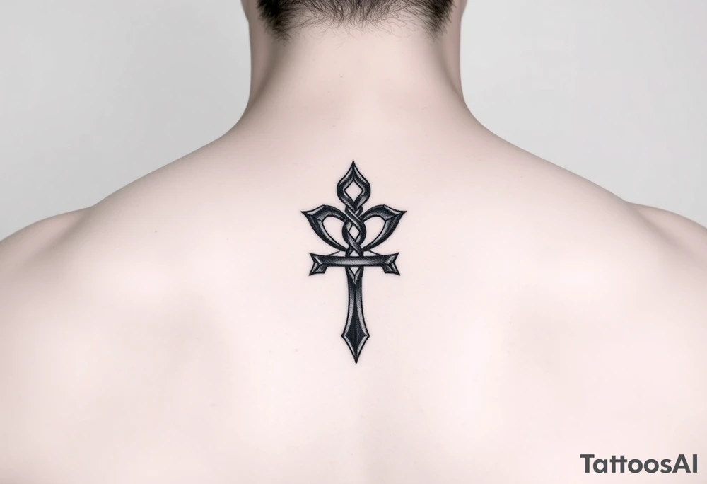 Small Ankh tattoo idea
