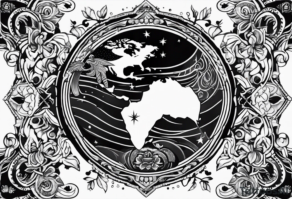 earth tattoo idea