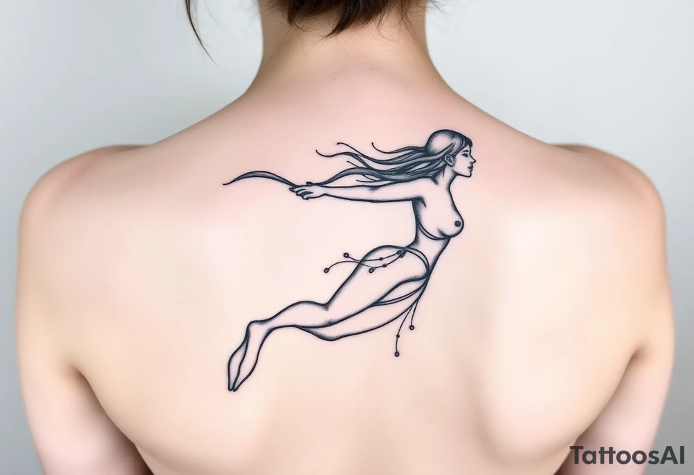 Freediver tattoo idea
