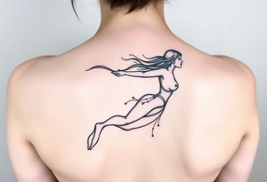 Freediver tattoo idea