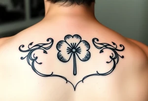 Small tattoo relating to gambling to cover up an existing tattoo which is probably the size of a thumb nail. 4 leaf clover? 1 leaf clover? Blackjack? Roulette? tattoo idea