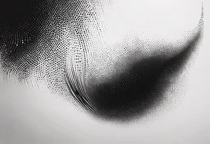 abstract flow tattoo idea