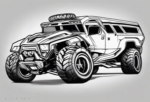 halo 3 ghost vehicle tattoo idea