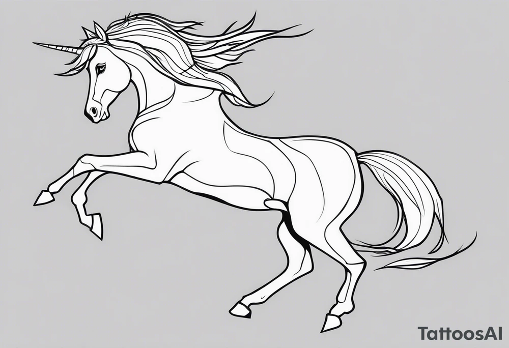 Nike the horse from bella sara and spyro the dragon tattoo idea