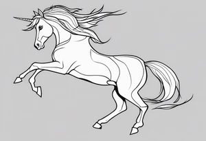 Nike the horse from bella sara and spyro the dragon tattoo idea