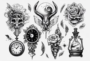 we have little time left tattoo idea