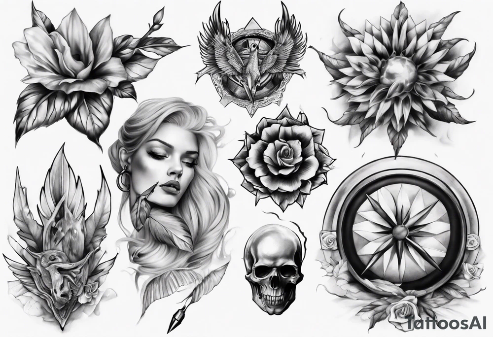 dyr realistic tattoo idea