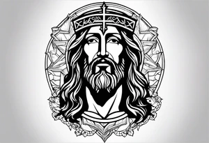 jesus tattoo idea