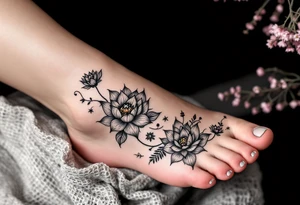 希望 (xīwàng, “hope”) in sunrise pink matches lotus flowers to convey rebirth and inner light. tattoo idea