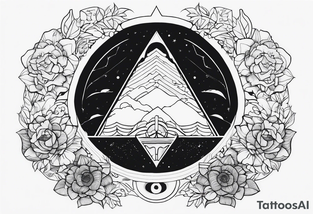 Sleep token album cover tattoo idea