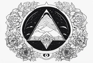 Sleep token album cover tattoo idea