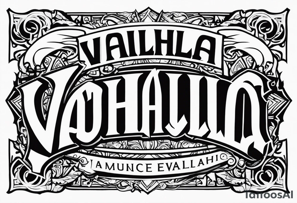 Valhalla tattoo idea