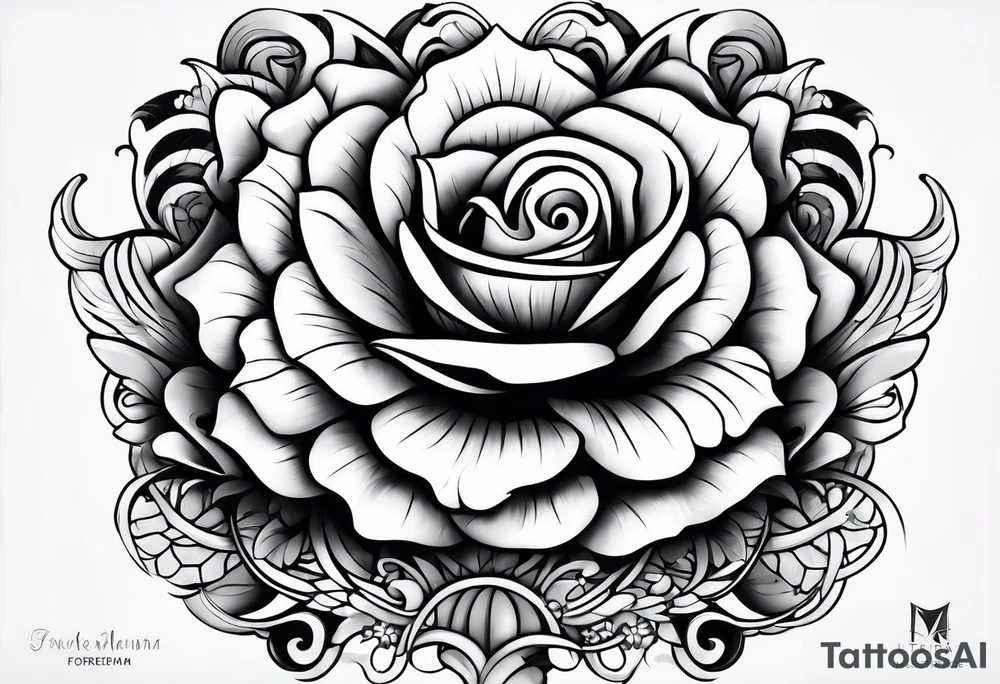Laguna last name (forearm tattoo) tattoo idea