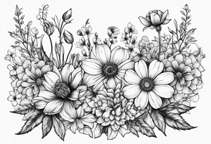Wildflowers, tattoo idea