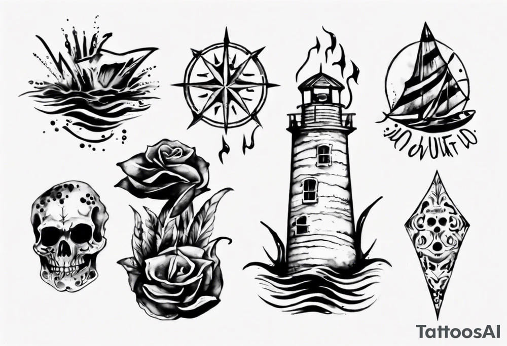 You don't form in the WET SAND, I do tattoo idea
