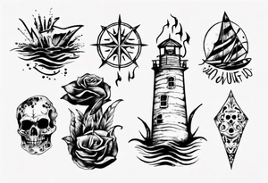 You don't form in the WET SAND, I do tattoo idea