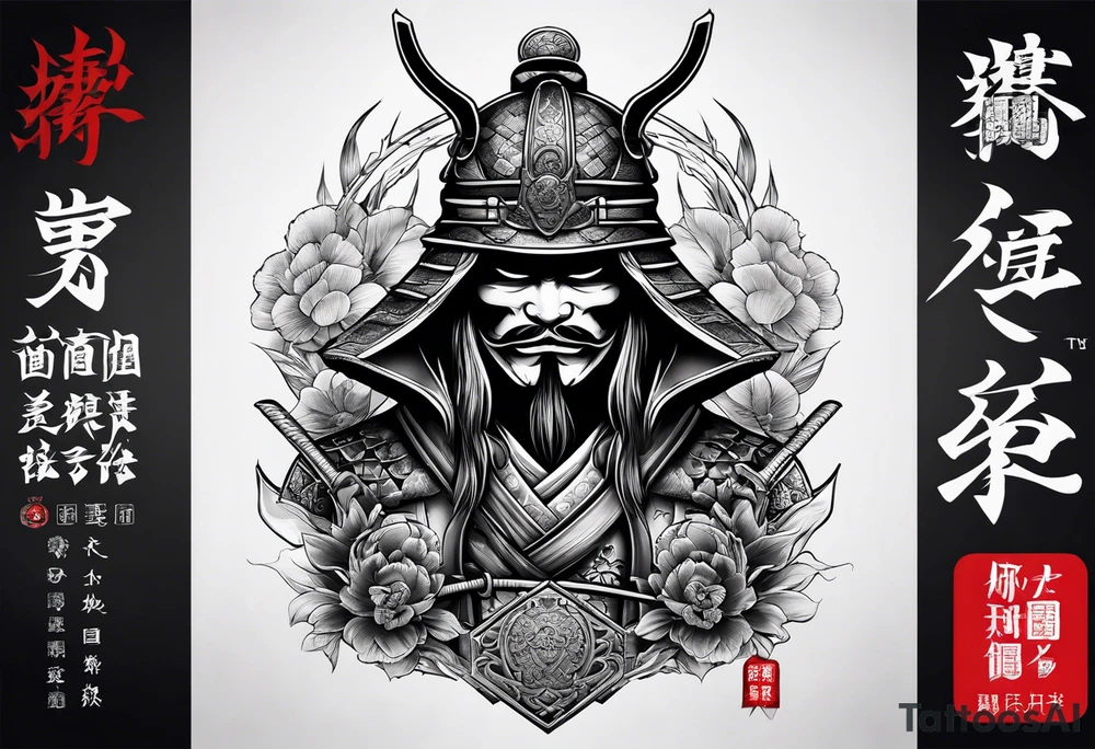 Samurai of death tattoo idea