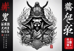 Samurai of death tattoo idea
