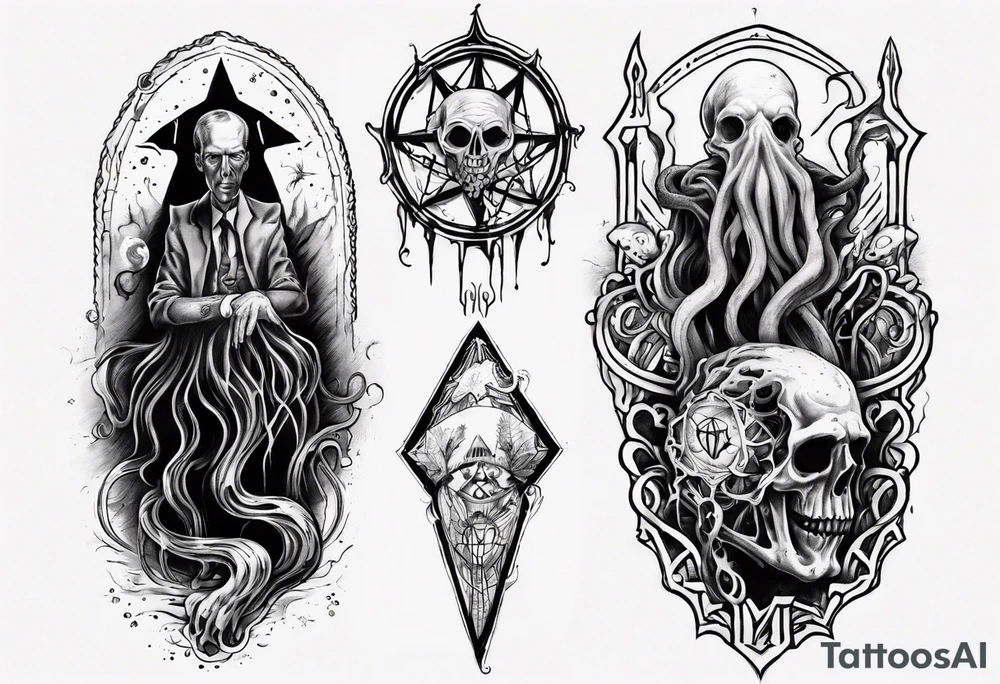 long tattoo for forearm on lovecraft them tattoo idea