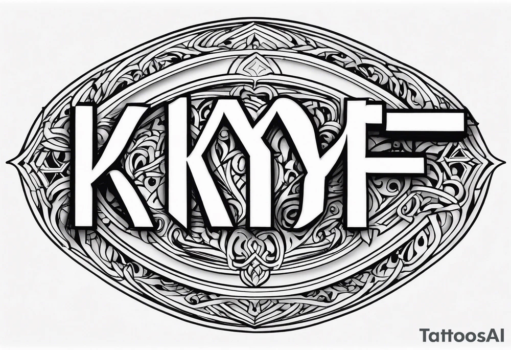 “KYDF” that is vascular tattoo idea