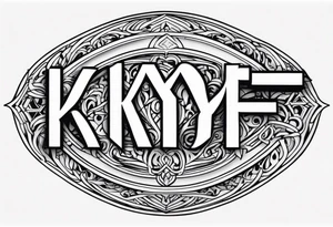 “KYDF” that is vascular tattoo idea