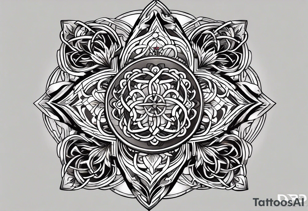 dara knot shoulder tattoo tattoo idea