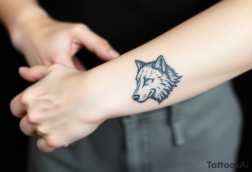 Wolf tattoo idea