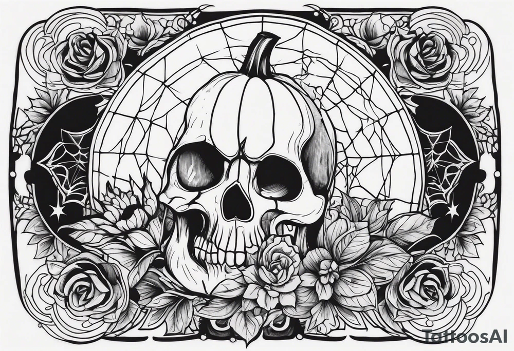 hallowen tattoo idea