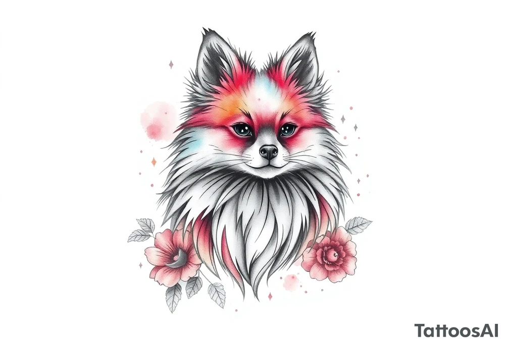 Lulu da pomerania tattoo idea