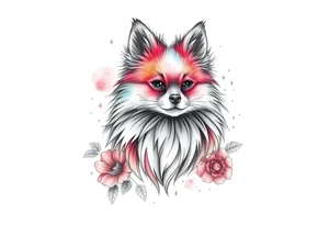 Lulu da pomerania tattoo idea