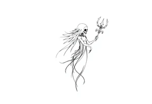 mystical  bringer of death tattoo idea
