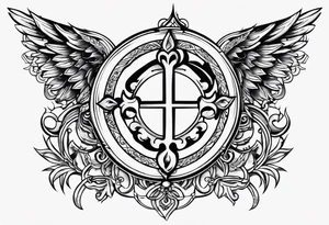 Traditional Christos symbol tattoo idea