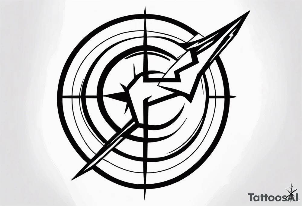 Flash Sagittarius tattoo idea