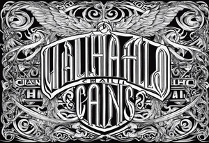 Valhalla chains
 sword tattoo idea