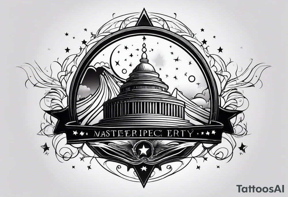 A star in the sky tattoo idea