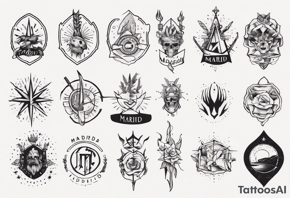 madrid tattoo idea
