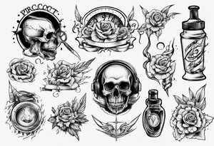 percocet  and lean tattoo idea