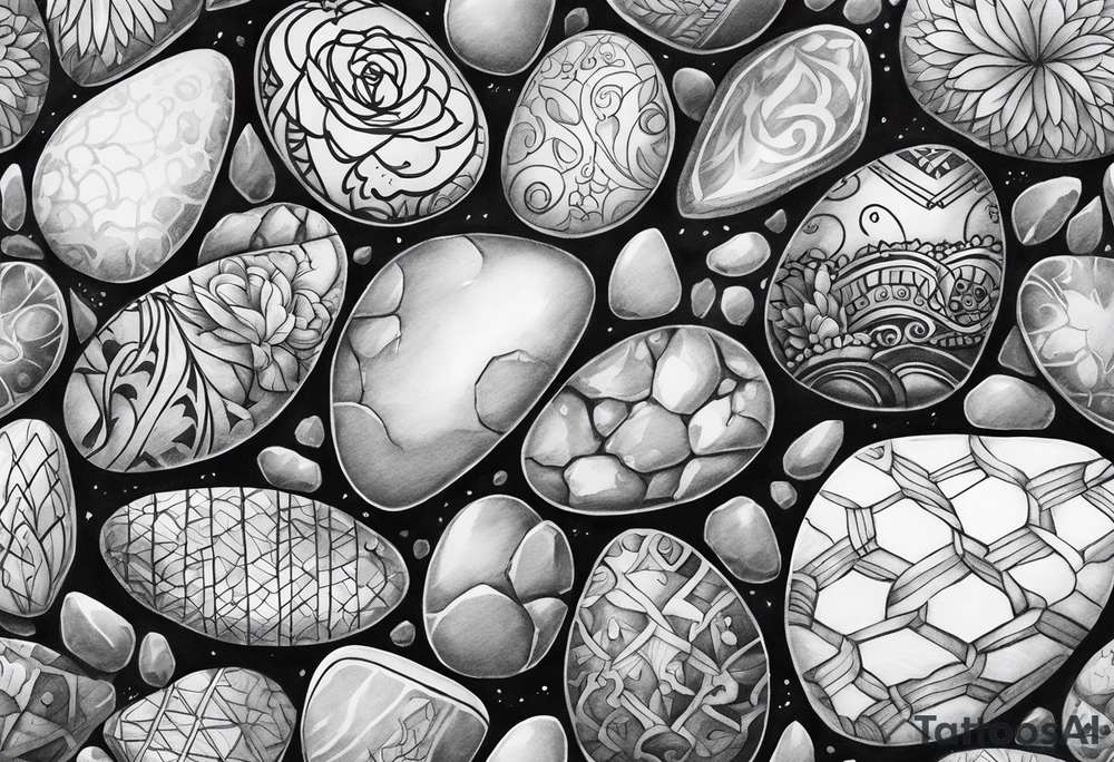 Wishing rocks tattoo idea