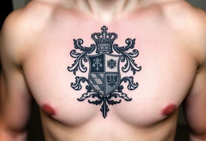 Smith, Irish family crest very intricate tattoo idea